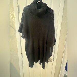 Black cowl neck sweater